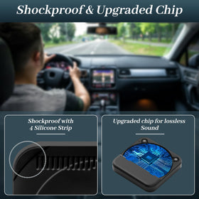Dislind compact design fits glove compartments and center consoles.