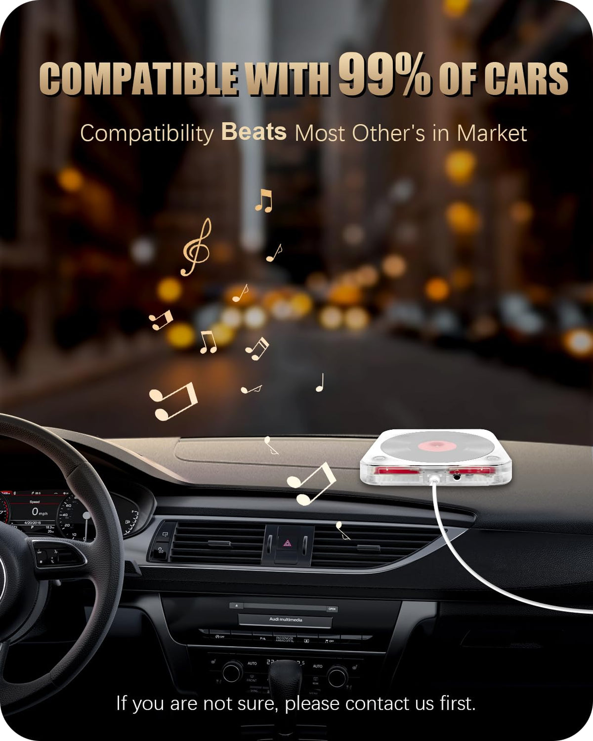 Dislind USB-C adapter and extension cable for flexible car setup