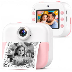DITUPAN Kids Camera front view, compact for small hands and playful learning.