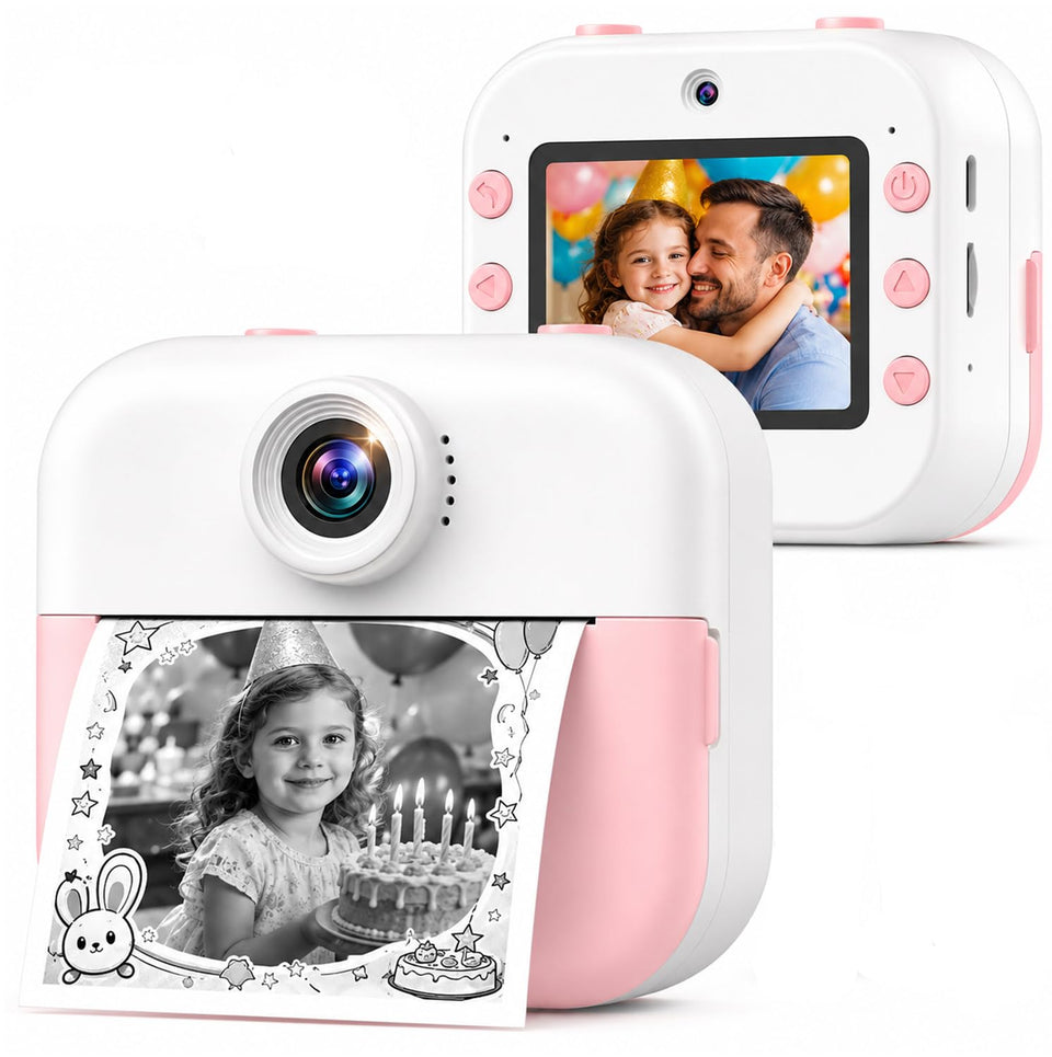 DITUPAN Kids Camera front view, compact for small hands and playful learning.