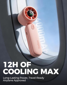 Diveblues Mini Fan quiet 35dB operation supports work and travel.