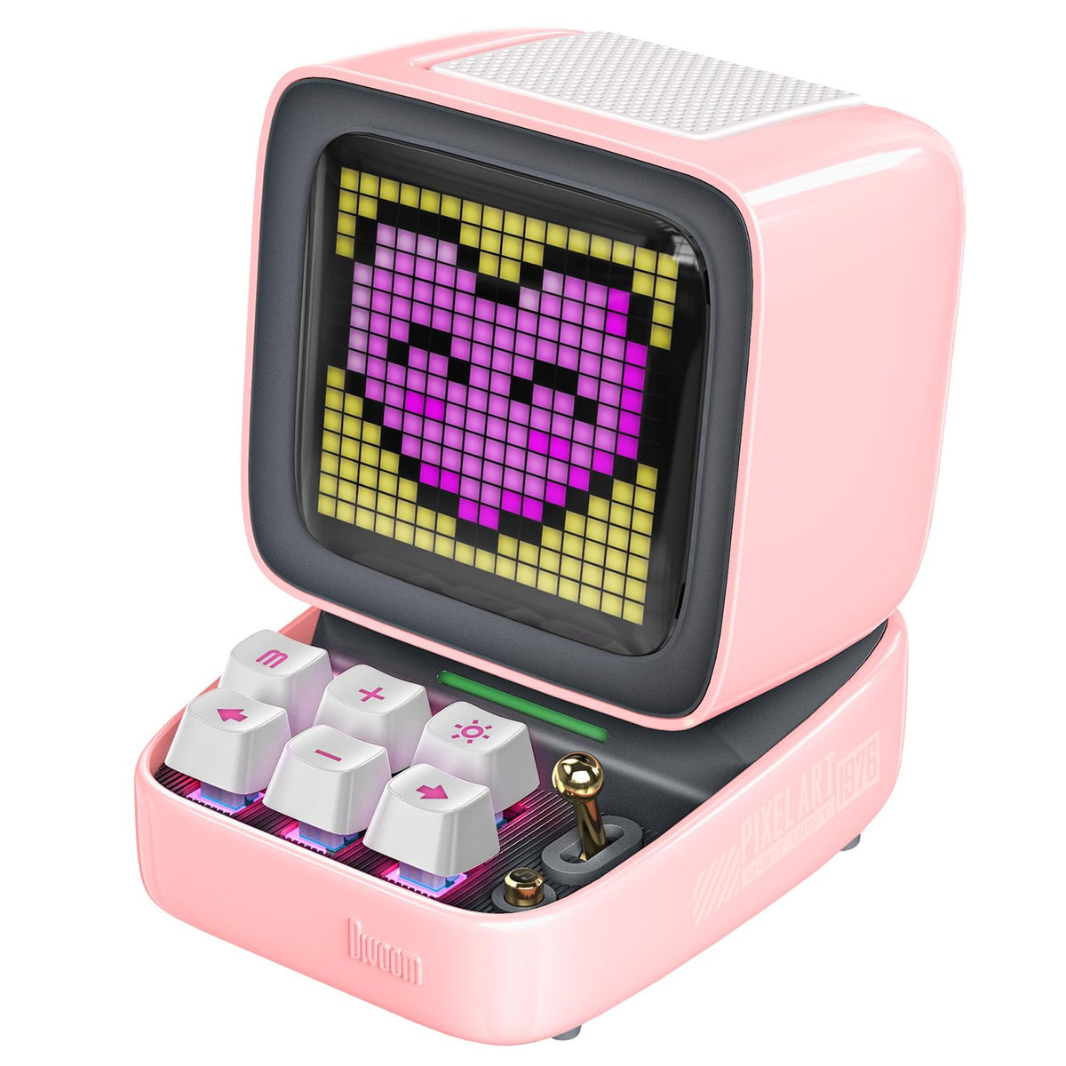 Divoom Ditoo pixel screen front view for personalized desk ambience.
