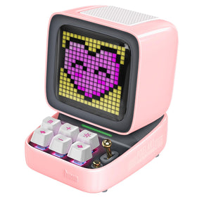 Divoom Ditoo pixel screen front view for personalized desk ambience.