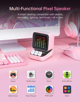 Divoom Ditoo USB-C port and laptop connection for a stable setup.