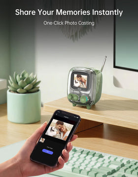 Divoom Tiivoo-2 app screen on phone demonstrating pixel art creation and upload