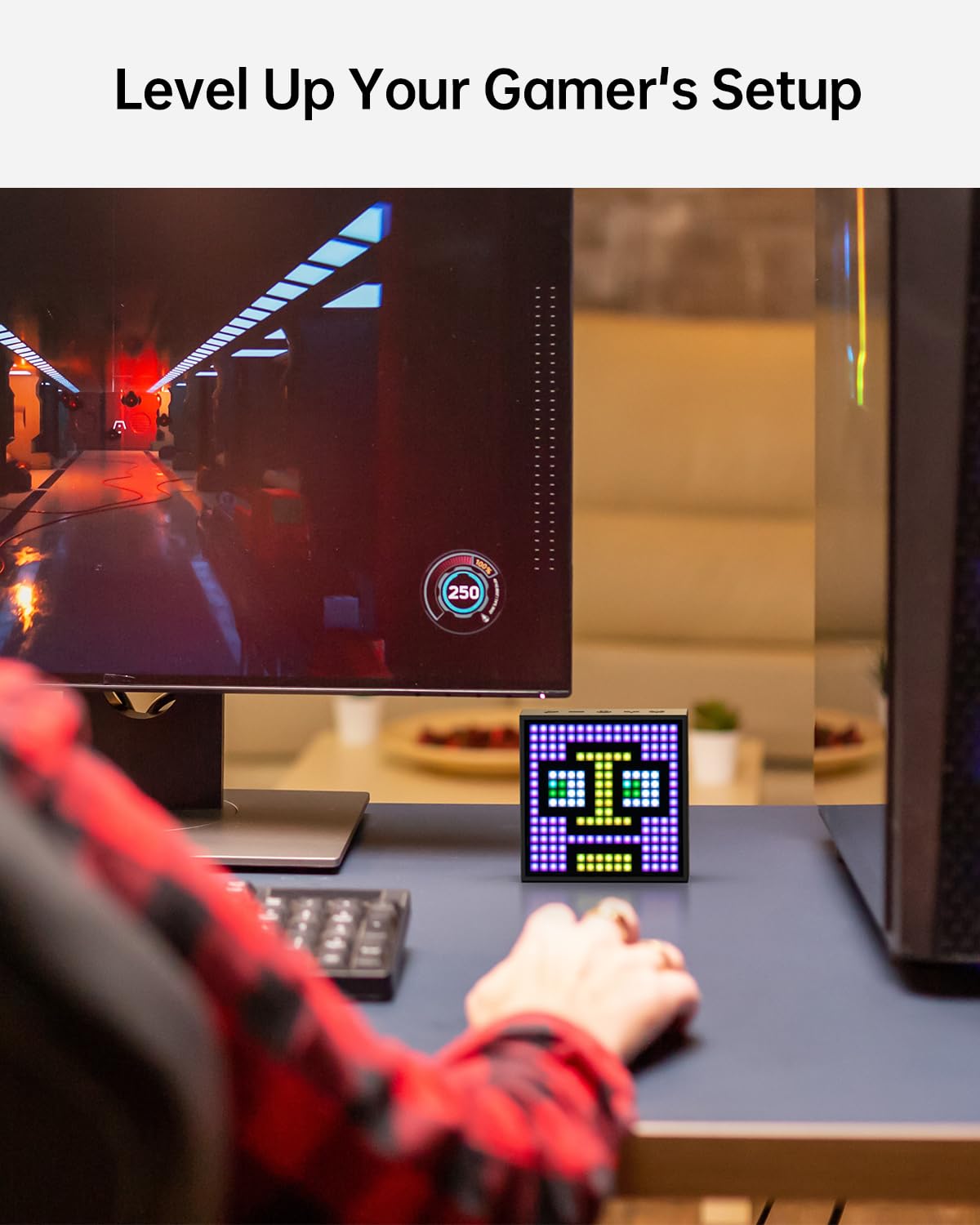 Divoom TimeBox Evo in gift box, ready-to-give present for pixel fans