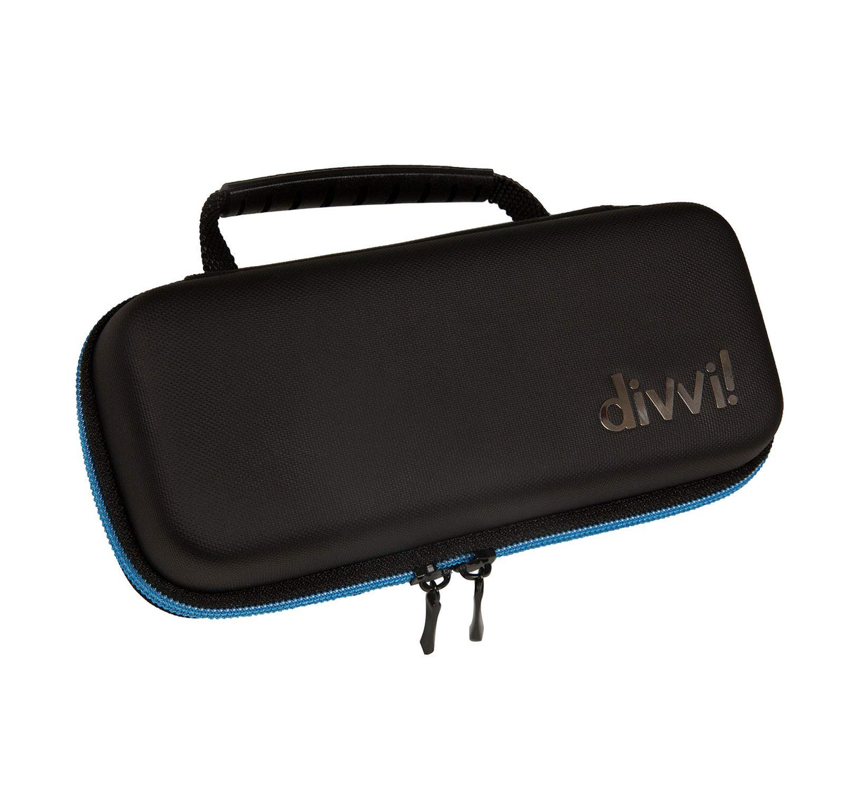 Divvi protective hardshell case open with JBL Flip 5 inside.