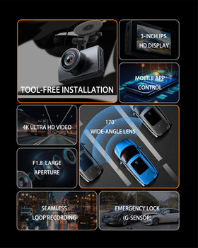 DIWEISHI rear camera detail illustrating compact design and parking safety