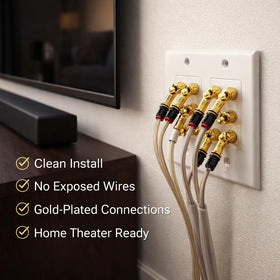 DIYTECH cable-management-friendly design reduces clutter and improves aesthetics.