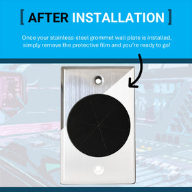 DIYTECH included mounting screws and bracket ready for quick tool-free installation