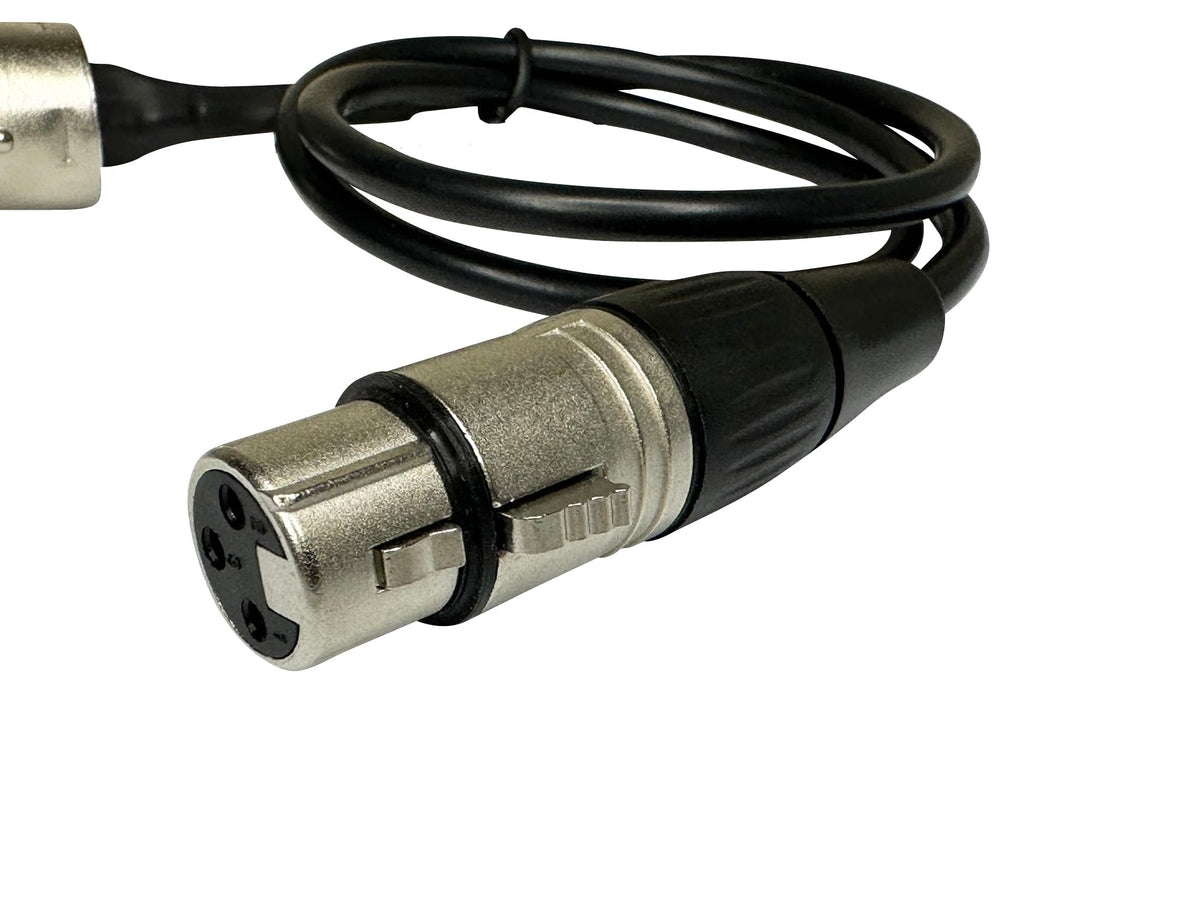 DIYTECH Premium XLR pass-through cable flexible routing supports multiple configurations