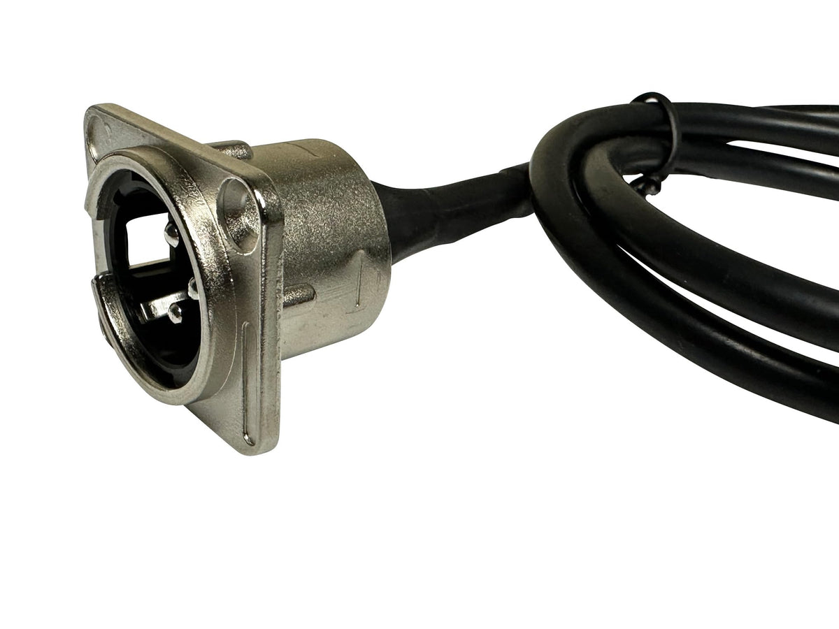 DIYTECH Premium XLR pass-through cable supports professional audio setups and organization