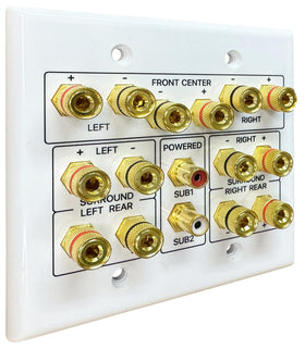 DIYTECH slim side profile of the wall plate for low-profile wall installations