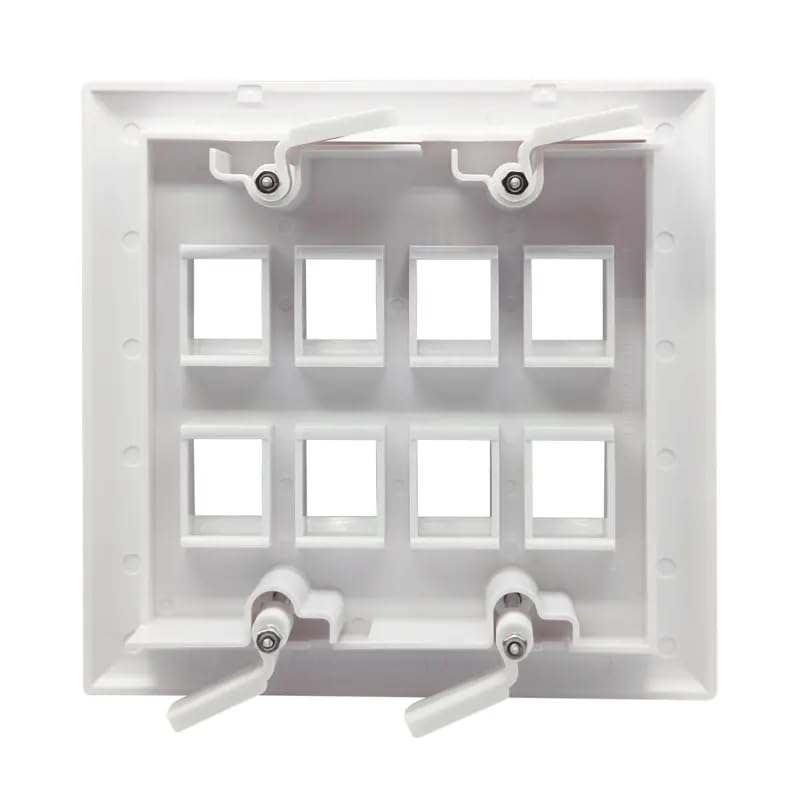 DIYTECH wall plate next to ruler showing compact footprint and accurate sizing benefit