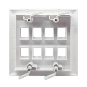 DIYTECH wall plate next to ruler showing compact footprint and accurate sizing benefit