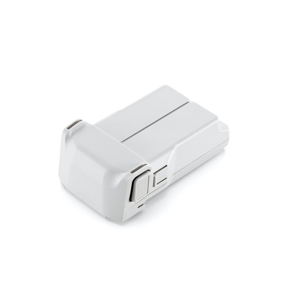 DJI Intelligent Flight Battery Plus for Mini 3 Pro, front view, compact design for extended flight.