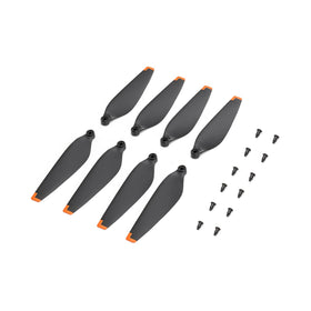 DJI Mini 3 propellers undergoing dynamic balancing for improved aerodynamics.