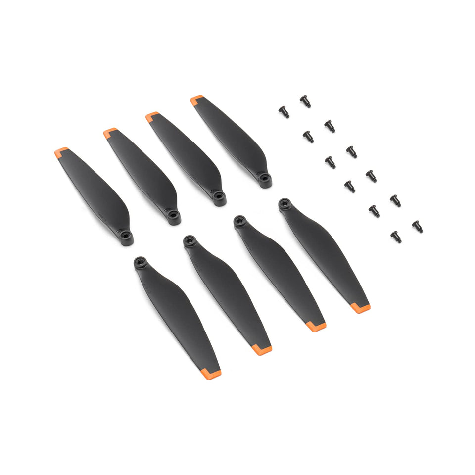 DJI Mini 3 propellers with noise-reduction design for smoother flight.