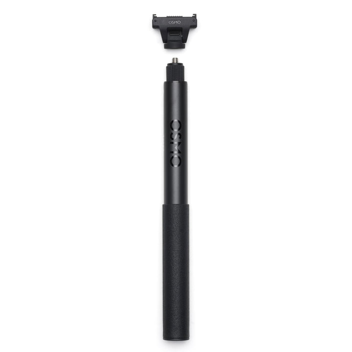 DJI Osmo 1.2m Invisible Selfie Stick vanishes in shots, enabling dramatic third-person perspectives.