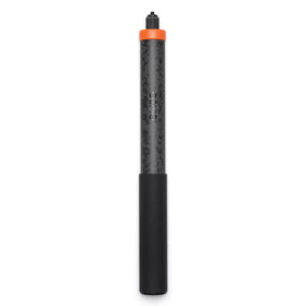 DJI Osmo 2.5m extended carbon fiber selfie stick side view for lightweight stability.