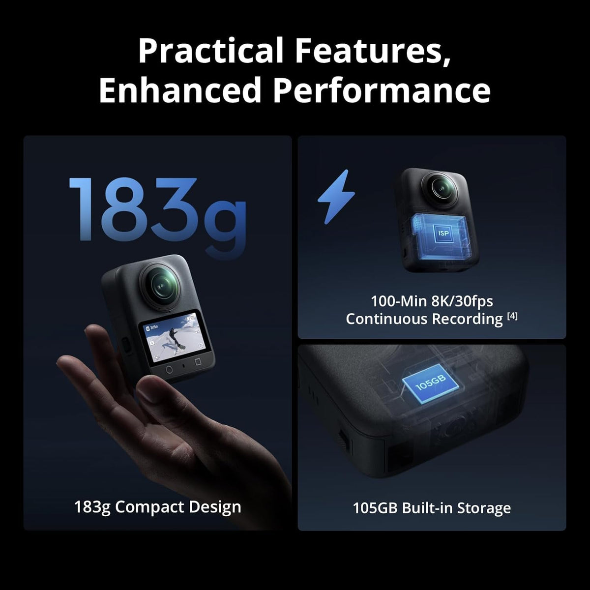 DJI Osmo 360 1-inch sensor provides detailed imagery