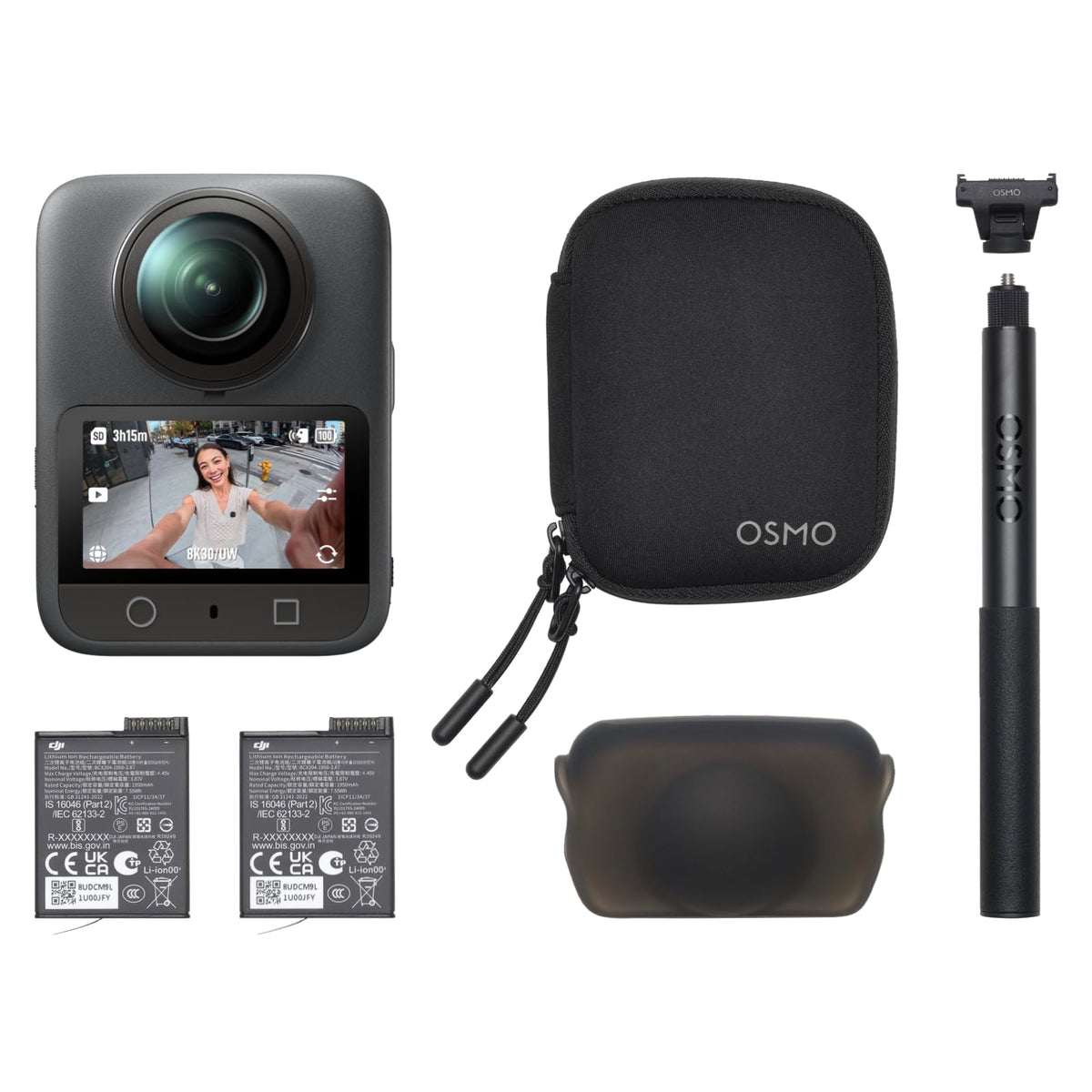 DJI Osmo 360 with 1-inch imaging for crisp action footage