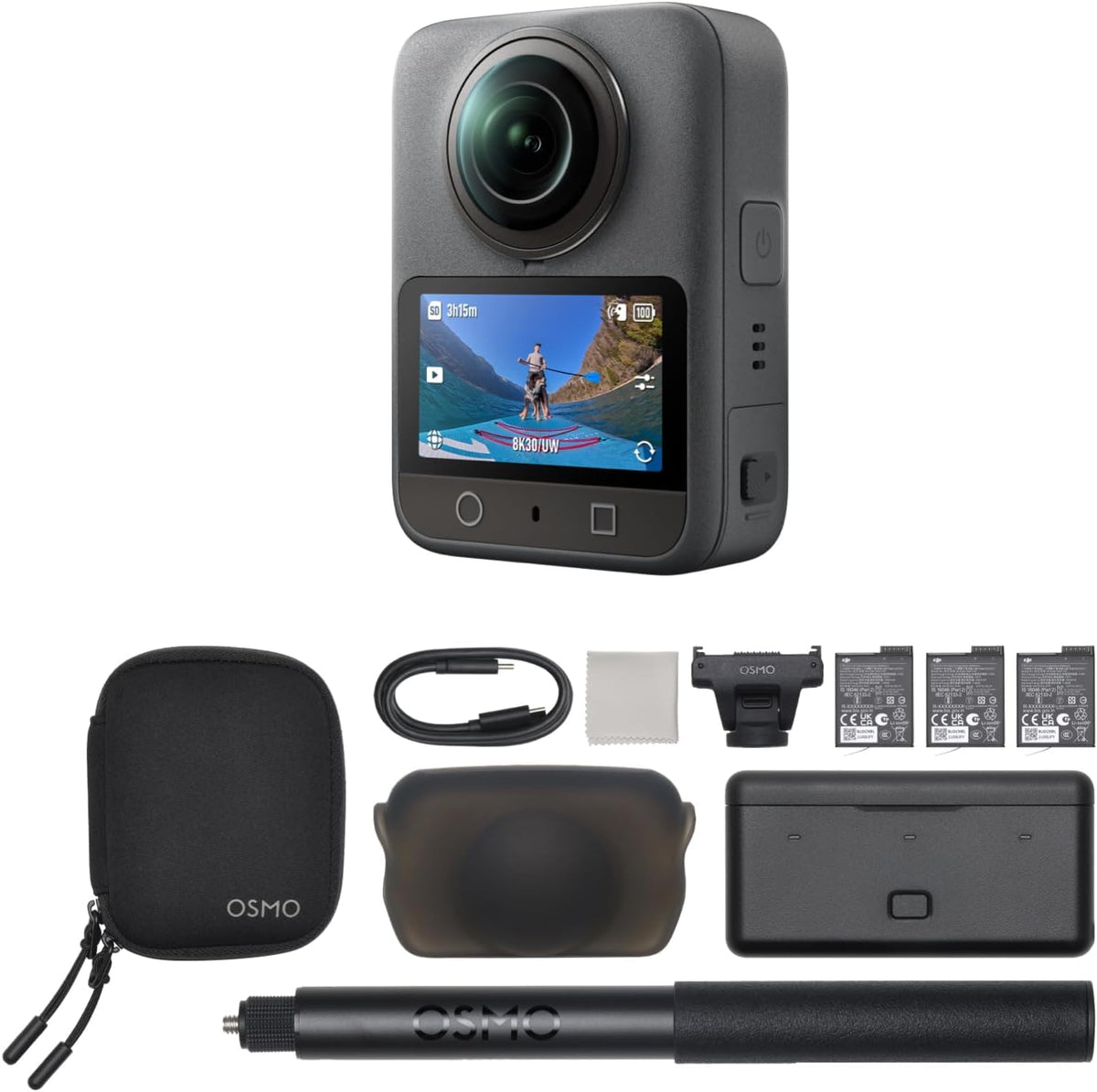 DJI Osmo 360 Adventure Combo captures 8K 360 video for immersive travel footage