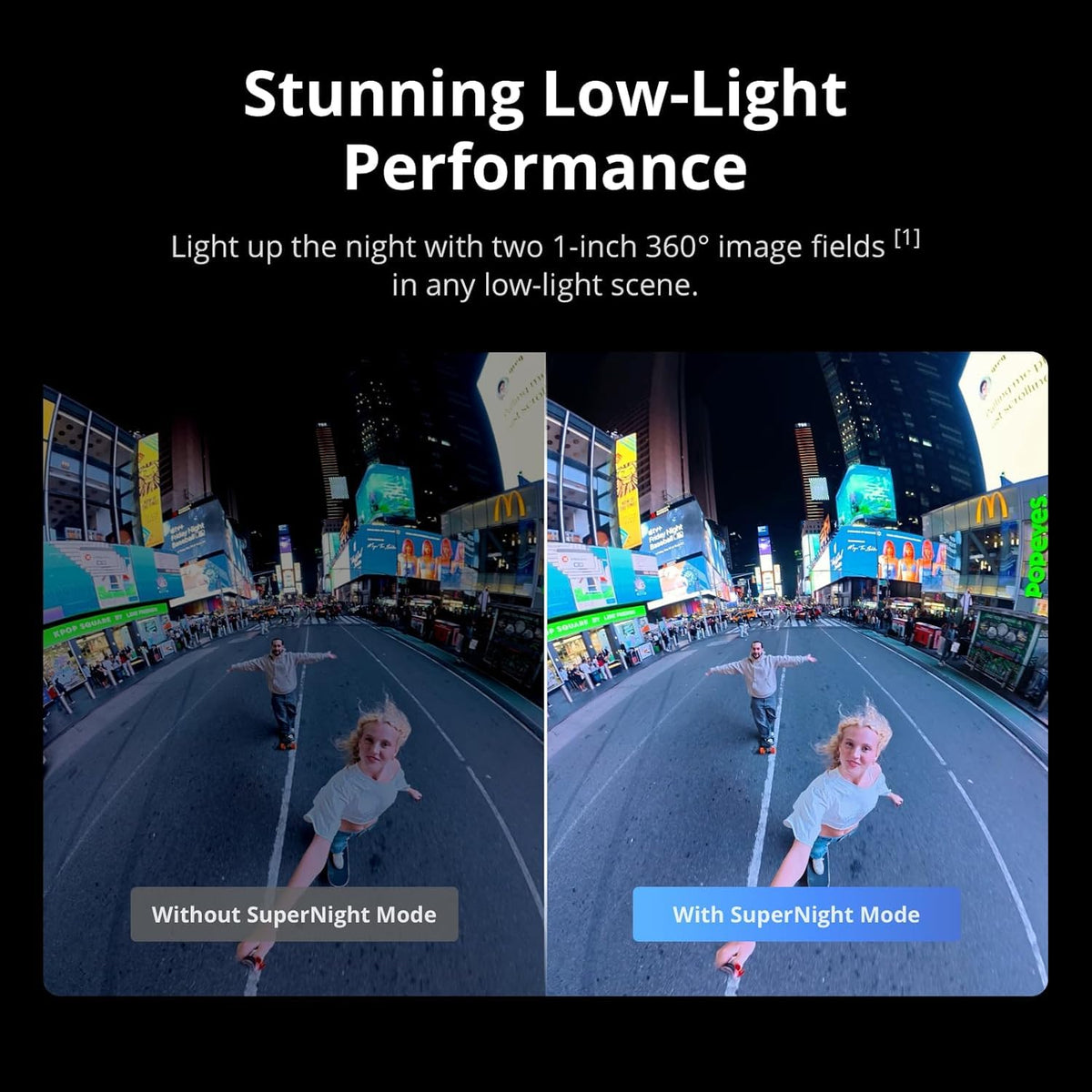 DJI Osmo 360 selfie mode enables invisible-stick perspective for dynamic self-recording