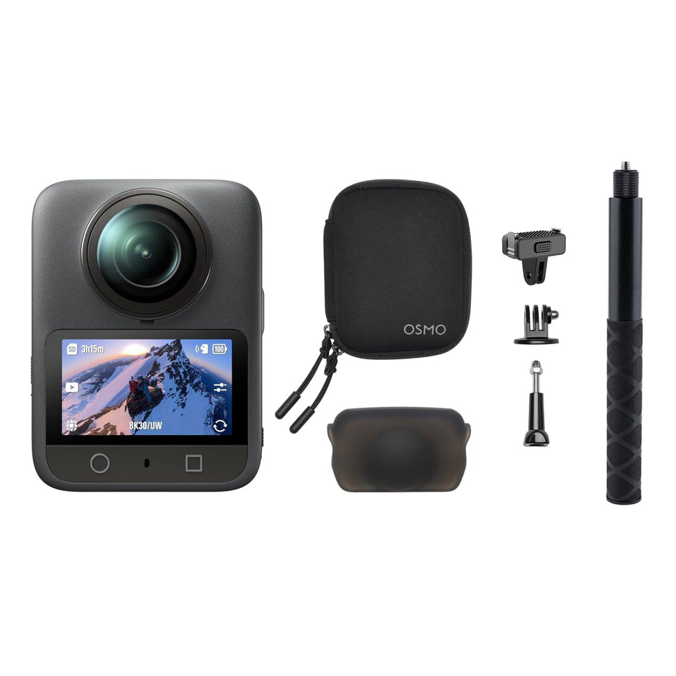DJI Osmo 360 panoramic shot showcasing 8K 360 video for immersive adventures