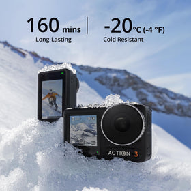 DJI Osmo Action 3 backpack mount used for steady cycling footage