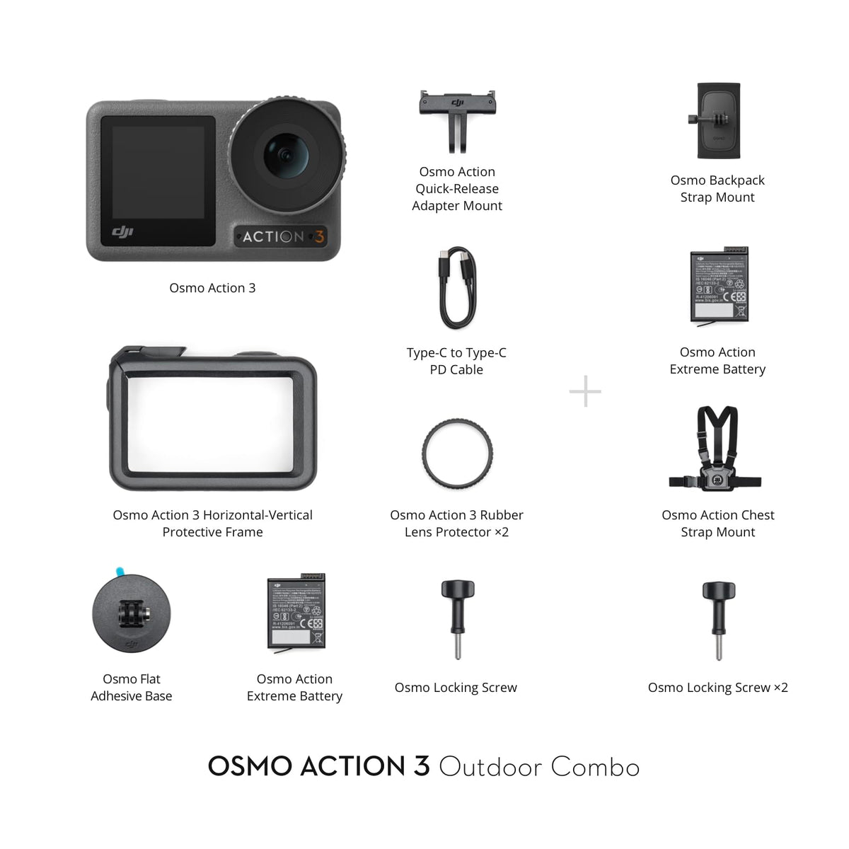 DJI Osmo Action 3 includes two batteries for longer shooting sessions