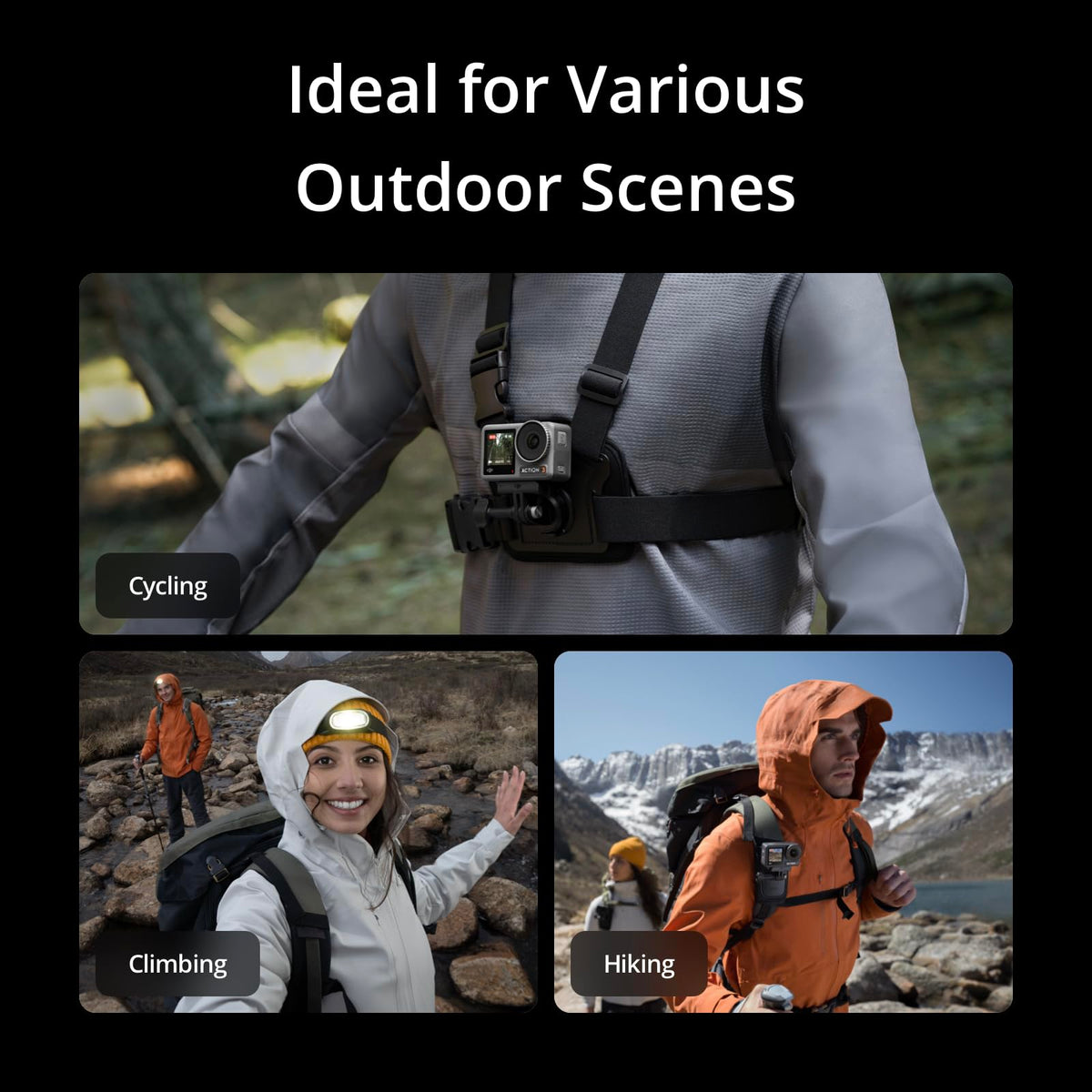 DJI Osmo Action 3 HorizonSteady keeps footage level on rough trails