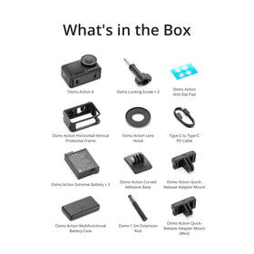 DJI Osmo Action 4 battery case for travel power storage.