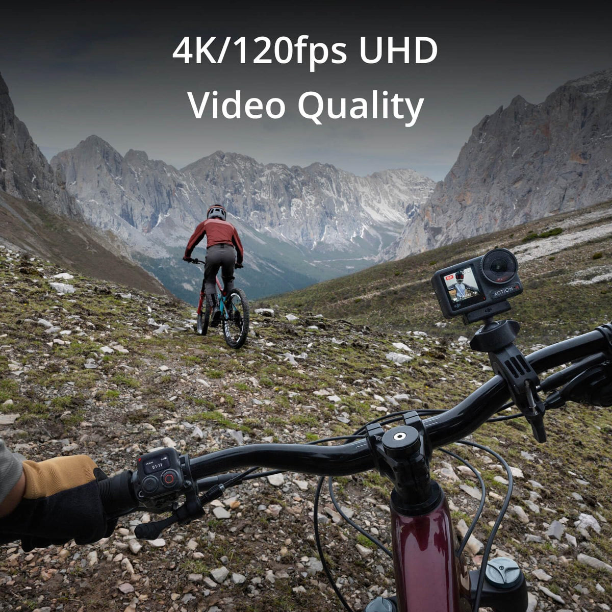 DJI Osmo Action 4 cold-resistant battery for cold-weather shoots.
