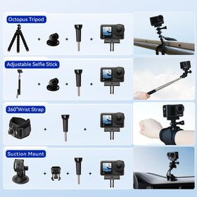 DJI Osmo Action 4 extra batteries extend recording time on adventures.