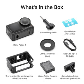 DJI Osmo Action 4 waterproof case extends underwater recording up to IP68.