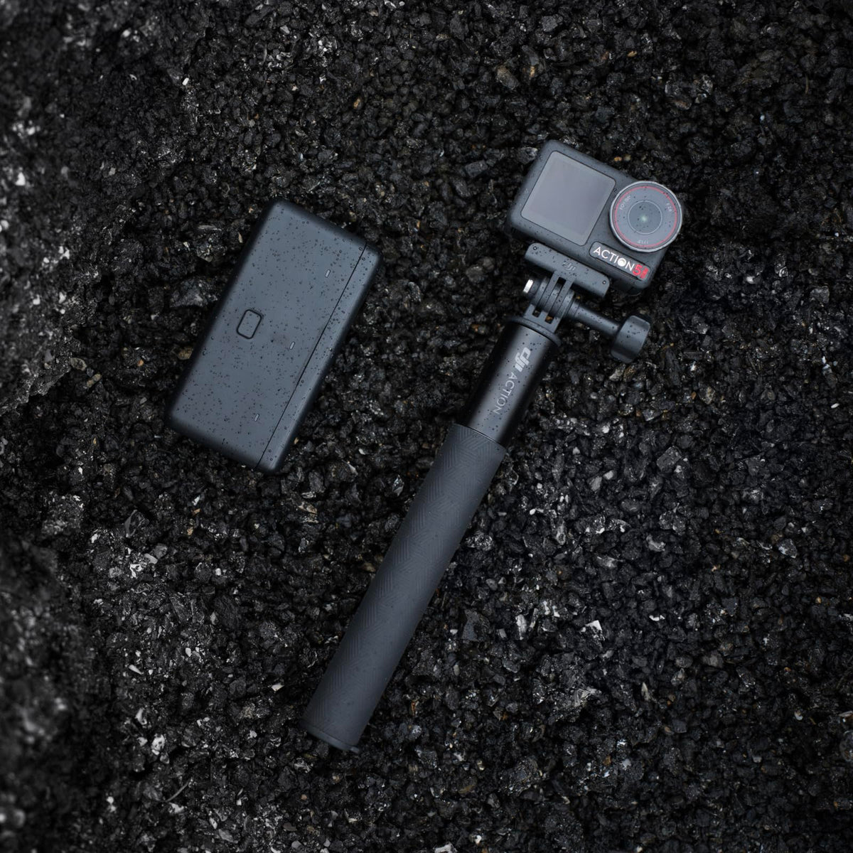 DJI Osmo Action 5 Pro three-batteries setup boosts extended shooting time.