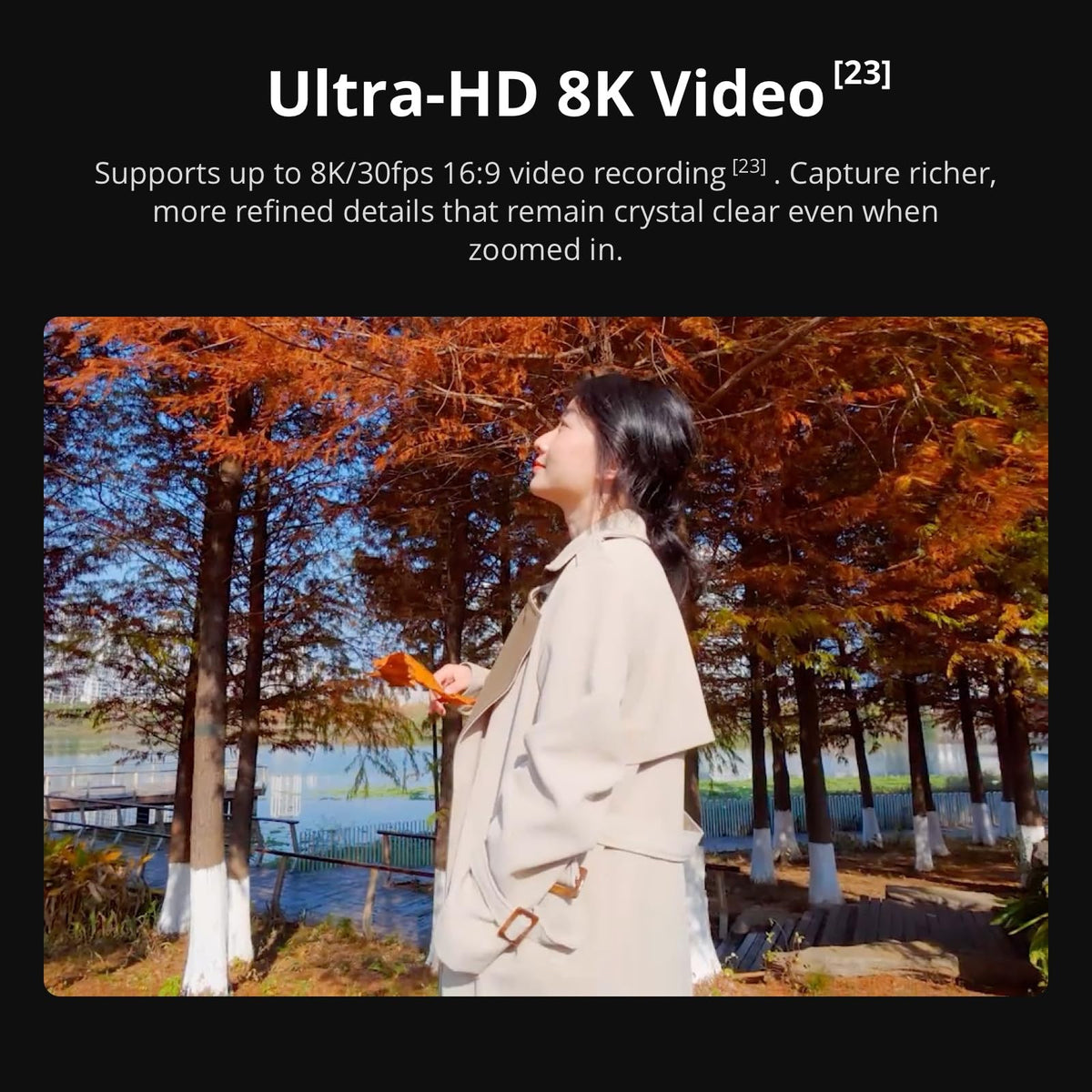 DJI Osmo Action 6 8K video demo showcasing vibrant colors in bright scene.