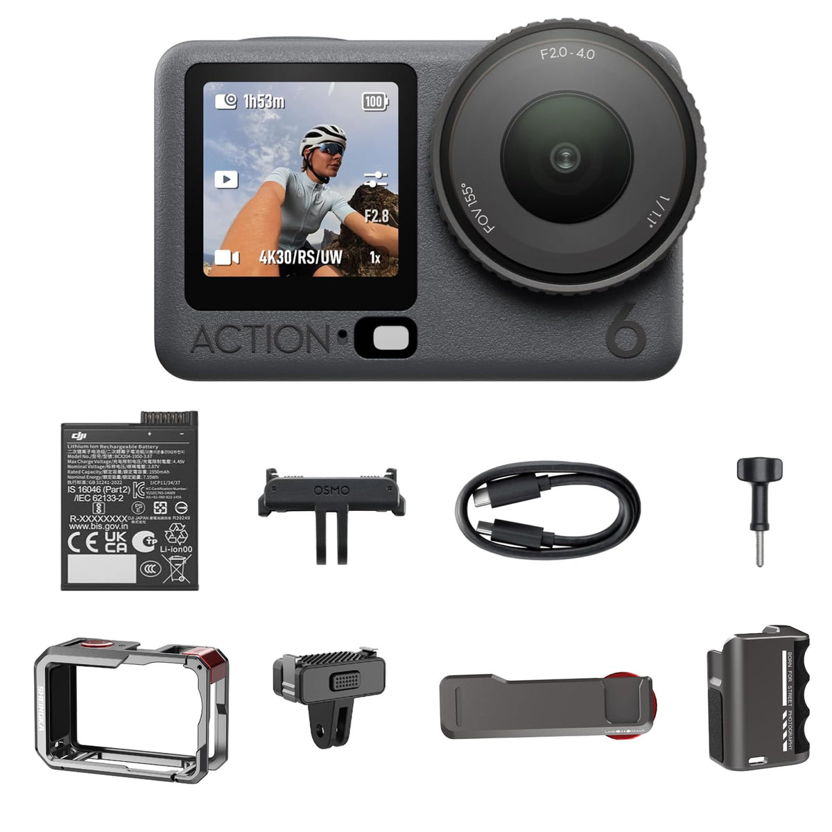 DJI Osmo Action 6 8K video shot for vibrant action footage