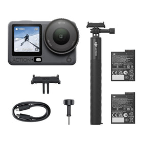 DJI Osmo Action 6 front view showcases Capture More features for vlogging