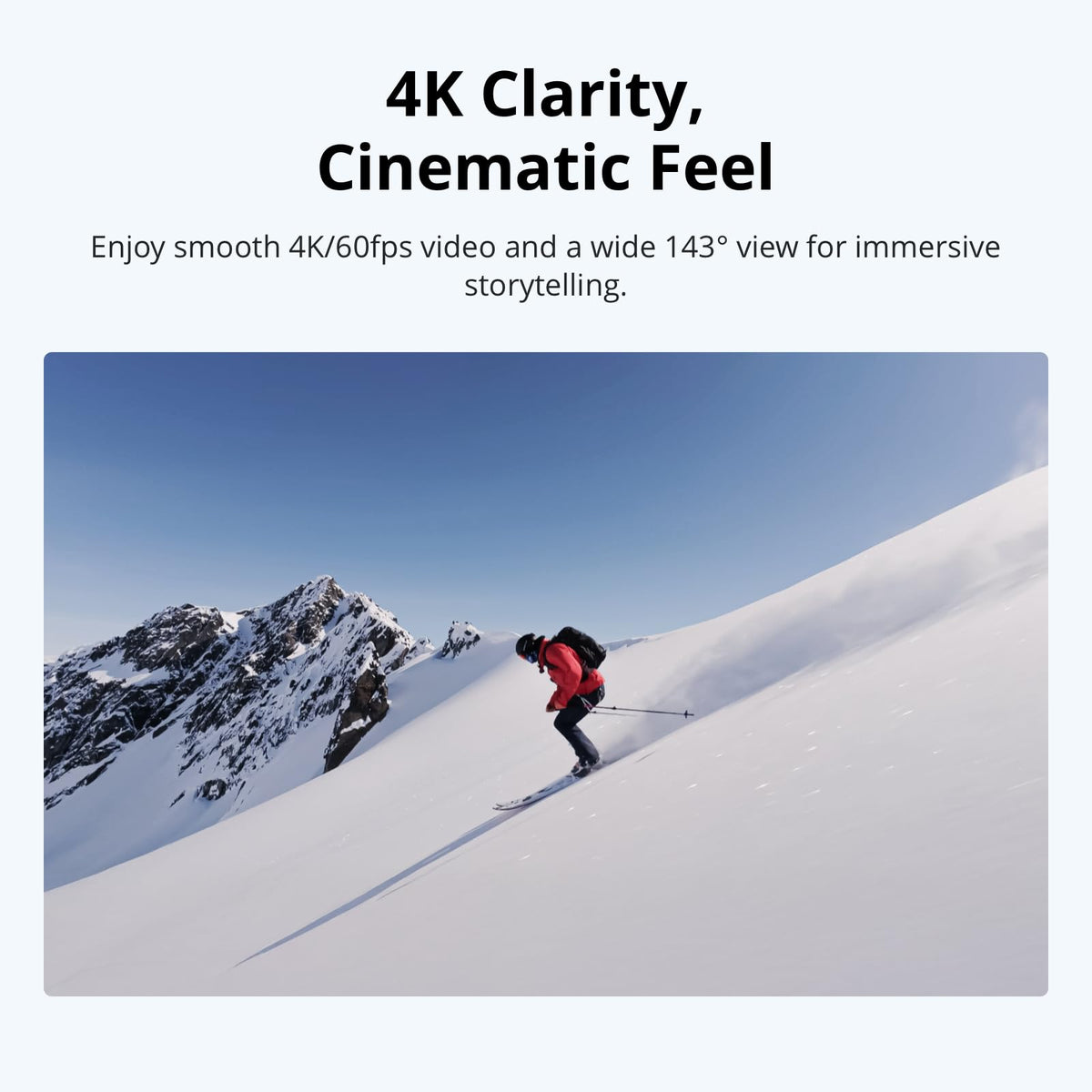 DJI Osmo Nano 64GB built-in storage with microSD expansion for extra moments