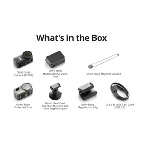 DJI Osmo Nano waterproof to 10m for outdoor adventures