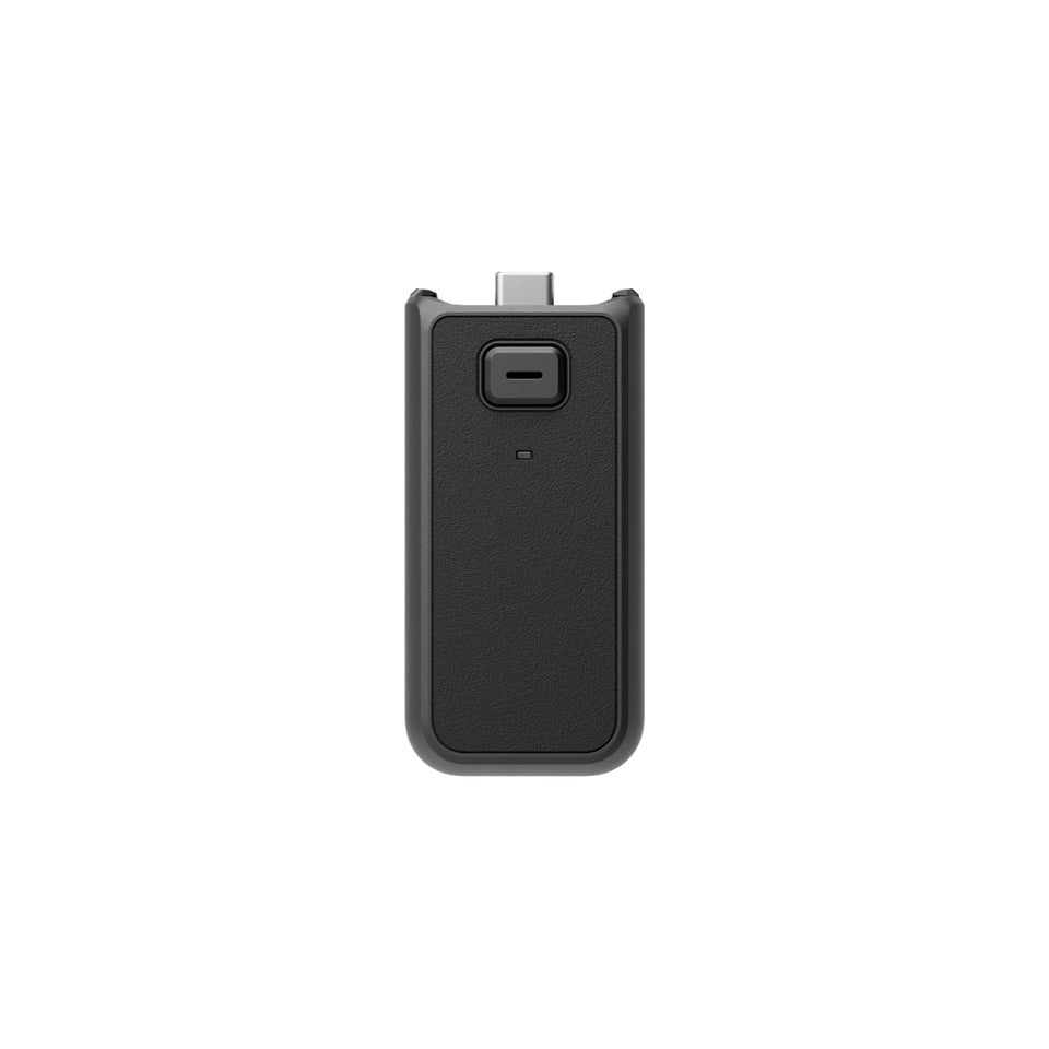 DJI Osmo Pocket 3 Battery Handle front view extends handheld power