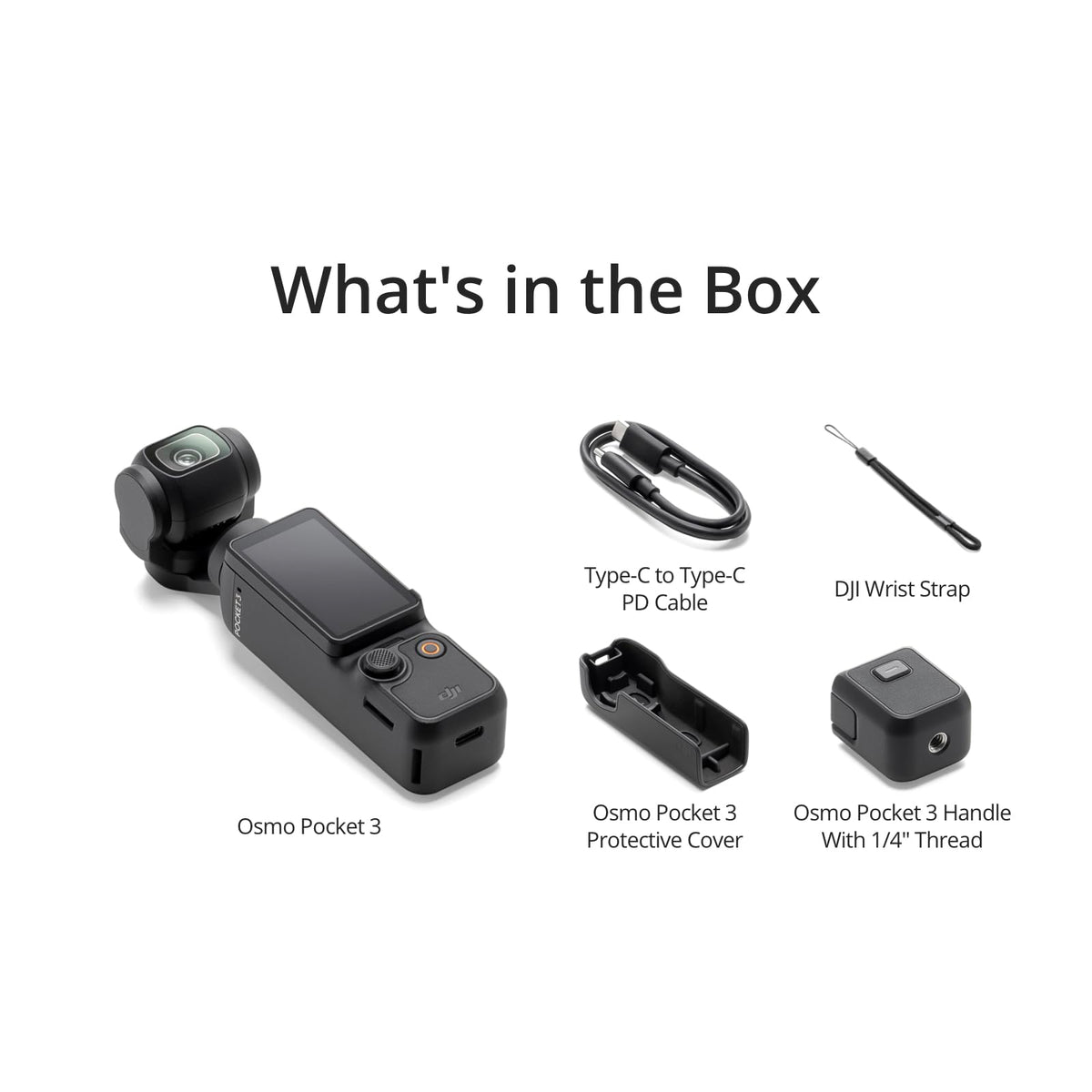 DJI Osmo Pocket 3 D-Log M and 10-bit color for rich post-production.