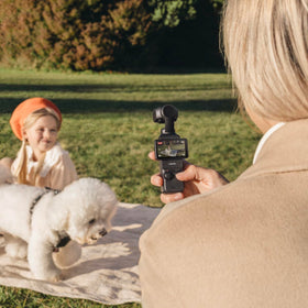 DJI Osmo Pocket 3 pocket-size design fits in hand for daily use.