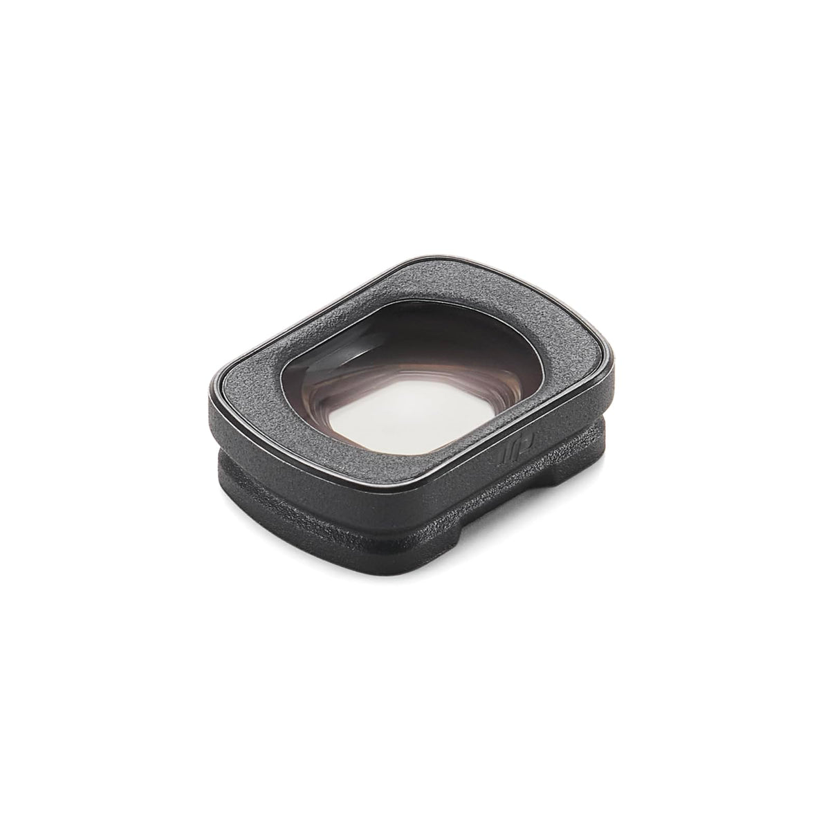 DJI Osmo Pocket 3 wide-angle lens next to ruler showing compact size benefit
