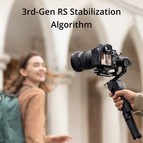 DJI RS 3 Mini with Bluetooth shutter control for quick captures.