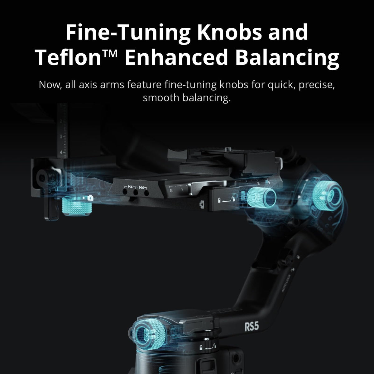 DJI RS 5 long standby time ensures readiness for extended shoots.