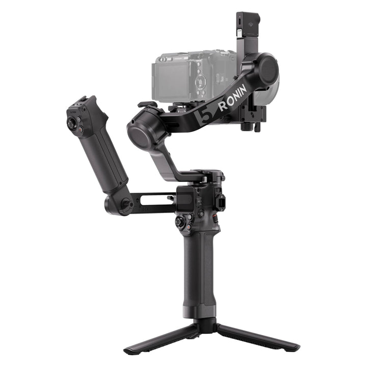 DJI RS 5 touchscreen tracking in action for precise subject framing during video shoots.