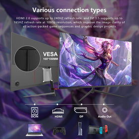 DJiEX edge-to-edge bezel design enhances immersive viewing